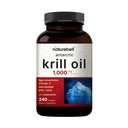 NatureBell Antarctic krill Oil 1.000mg - 240 Softgels - Omega-3 Heart, Joint & immunforsvar * - High EPA DHA med Astaxanthin - Non-GMO & Gluten- Free
