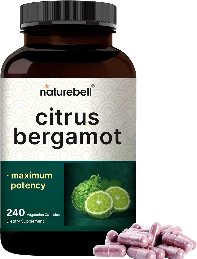 NatureBell Citrus Bergamot 5000 mg Ækvivalent, 240 Veggie Kapsler