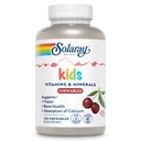 SOLARAY Childrens Vitamin & Minerals Complete Multivitamin for Kids Great Black Cherry Flavor (076280047974) (120 Chews, 60 Serv)