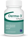 Ceva Derma-3 Softgel, Omega-3 Fedtsyre- og vitamintilskud til store hunde (60 greve)