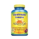Nature 's Life Lipotropic Complex (124; Omfattende støtte til sund leverfunktion) 124; med Cholin & Inositol (124; Non- GMO) 124; 180 vegetariske tabletter