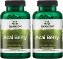 Swanson Acai Berry Antioxidant Support 500 Milligram 120 Kapsler (2 Pack)