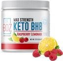Dr. Boz - Keto BHB Powder - Raspberry Lemonade, 20 Servere - Ketoner drikke - Øge energi & reducere Cravings - Max Strength Kosttilskud - Kvalitet Testet - Made in the USA - 9.6oz (272g)
