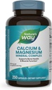 Nature 's Way Calcium & Magnesium Mineral Complex, Understøtter Bone Health & Muscle Function, * 750 mg pr 3 - Capsule Serving, 250 kapsler (Packaging May Vary)