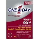 En dag proaktiv 65 +, Herre & Dame Multivitamin, supplement med vitamin A, C, D, og zink til støtte ben sundhed & celle sundhed, calcium, folinsyre, Tablet 150 Tæl