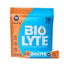 BIOLYTE IV Electrolyte Powder Packets, IV flydende drik mix til vand, Doctor- Udviklet hydrering, HSA & FSA Godkendt dehydrering Relief, Kemoterapi skal hugge for kvinder & mænd - Tropisk (16 sticks)