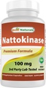 Bedste Naturals Natokinase, 2000 FU, 100 Mg, 90 Vegetariske Kapsler