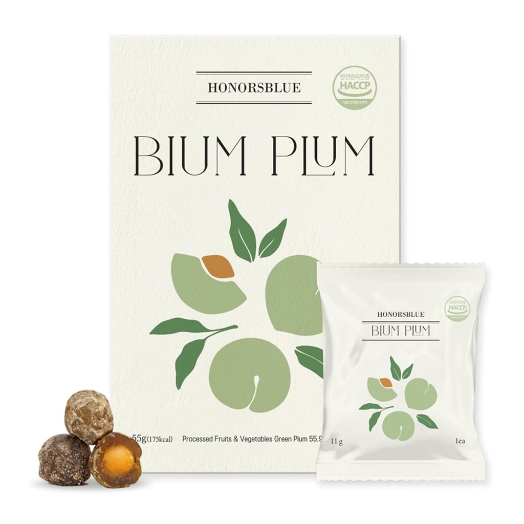 Bium Plum (3- Pack) 100% Natural Food Fermented 2800- Hour, fordøjelsesenzymer med Probiotika og Prebiotika, Gut Health, Bloating Relief for Women, Psyllium husk, naturlige kostfibre