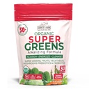 Country Farms Super Green Berry Flavor, 50 Organic Super Foods, USDA Organic Drink Mix (Hvede Græs, Spirulina, Chlorella) Svampe & Probiotika, med Fiber, Gut Sundhed, Natural Energy, 30 Servere