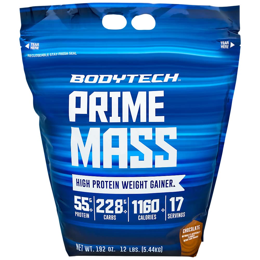 BODYTECH Prime Mass- Chokolade (12 lbs. / 17 Servering)