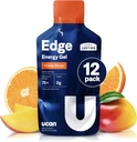 UCAN Edge Energy Gel Shots, Orange Mango (12, 2 Ounce Packets) til løb, træning, Fitness, Cykling, Crossfit Budd124; Sugar- Free, Vegan, & Keto Friendly Energy