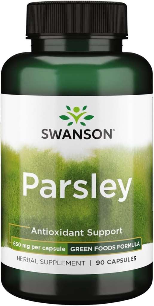Swanson Parsley 650 Milligram 90 Kapsler