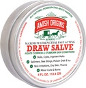 Amish Origins Tegning Salve Salve Salve, 4 oz Maksimal styrke hurtigt fungerende Draw Salve for Splinters, Boil, Bee Stings, Cyst, Anti Itch Cream, Lavet i USA