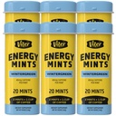 Viter Energy Coffeined Mints 40mg Coffein, B Vitaminer, Sugar Free. (Wintergreen, 20pcs, 6 Pack)