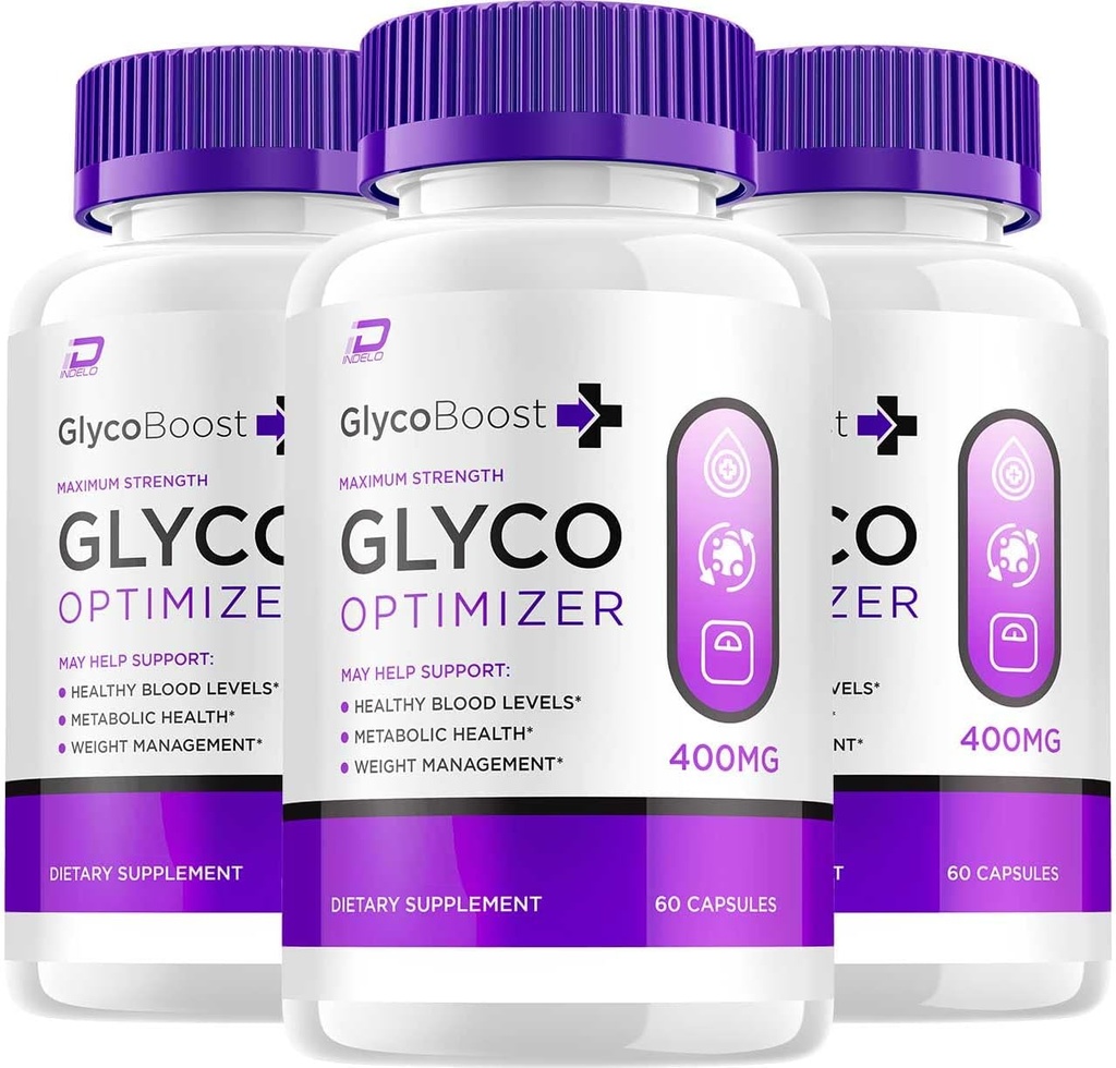 Glyco Boost kapsler, GlycoBoost Advanced Supplement, Alle naturlige formel til at opretholde sunde niveauer, maksimal styrke formel, Glyco Optimizer Capsule Anmeldelser (3 Pack - 180 Kapsler)