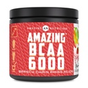 Amazing Nutrition Amazing BCAA 6000 Beeg 124; 6 Bedste BCAA Per Servering Beeg 124; 30 Servere pulver 124; Forgrenet kæde Amino Acid Supplement Beeg 124; Lavet i USA (Natural Fruit Punch)