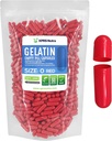 XPRS Nutra Størrelse 0 Tomme kapsler - 1000 Tomme Gelatine kapsler - Piller gør det - Pure Bovin Pille Gel Caps til Do- It- Yourself Kosttilskud (rød)