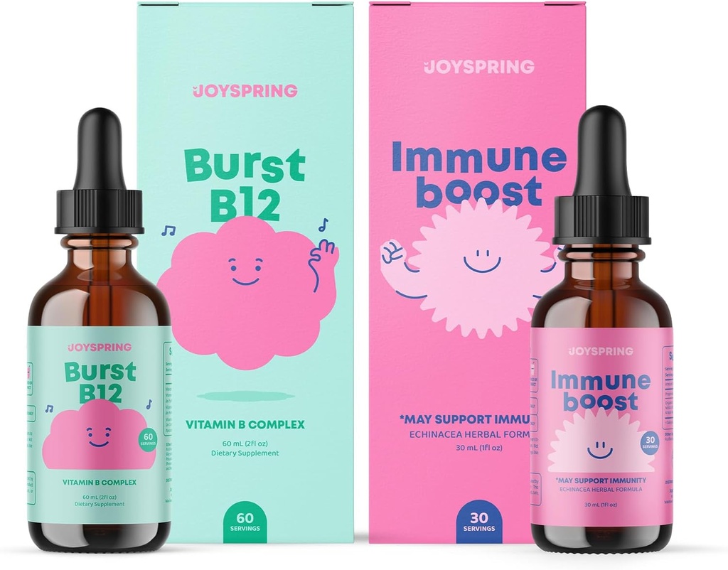 JoySpring Væske B Kompleks og immundråbe til børn