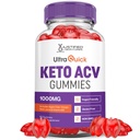 Ultra Quick Keto ACV Gummies Advanced Formula 1000MG Ultraquick Keto Gummies Apple Cider Vinegar Formulated with Pomegranate Beet Juice Powder B12 Vegan Non GMO 60 Gummys