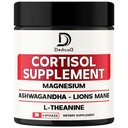 9in1 Cortisol Supplement - Ashwagandha og Magnesium Glycinat og Chelate - Brain Health & Resiful Night & Mood Balance - 90 Kapsler Supply 45 dage