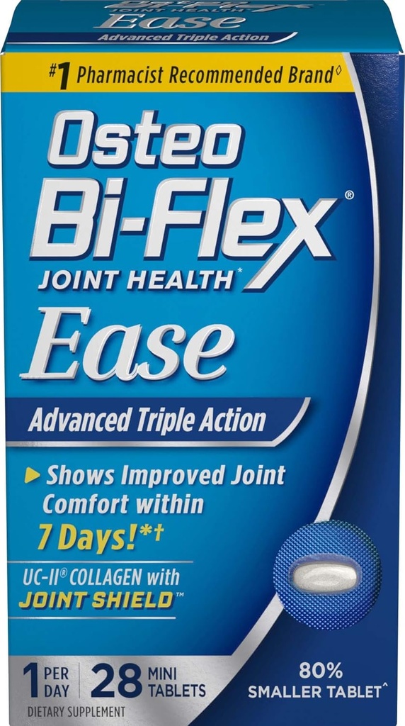 Osteo BiFlex en per dag, fælles sundhed ease, avanceret tredobbelt aktion, 28 Mini tabletter