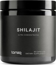 Toniiq Ultra Koncentreret 40% Fulvic Acid Shilajit for Mænd - Pure 10: 1 Udtræk -Tredjepart Testet 10x Potency Capsules - Høj i Potence og Trace Minerals - Made in GMP Certified Facility