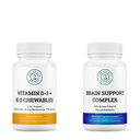 Vitality Boost Bundle: Vitamin D3 + K2 & Brain Support Complex