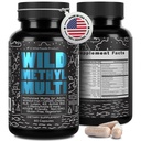 Wild Methylerede Multivitamin til kvinder & mænd; Daglig Multi Vitamin Name 124; MTHFR tillæg uden jern