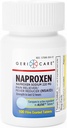 GeriCare Naproxen Natriumtabletter, 220mg (100 Greve) - NSAID Extra - Strength Pain Relief for Hovedpine, Gigt, Muskelache, Menstruelle Cramer- Film- Coated Naproxen, Anti- Inflammatorisk & Feber Reducer