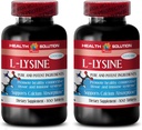 L- lysin 1000 mg tabletter - L- lysin salve - lysin 1000mg tabletter, 2 flasker 200 tabletter