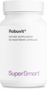 Supersmart Robuvit (French Oak Wood Extract) 200mg per dag - Energitillæg & Antioxidant - 124; Non- GMO & Gluten Free - 60 vegetariske kapsler