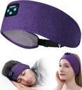 Voerou Sovehovedtelefoner Bluetooth Headband - Justerbar Trådløs Sport sovende hovedtelefoner med opgraderet batteri, Tech Gaver til mænd Kvinder Side Sleepers Office Nap, Rejser, Yoga, Træning, Meditation