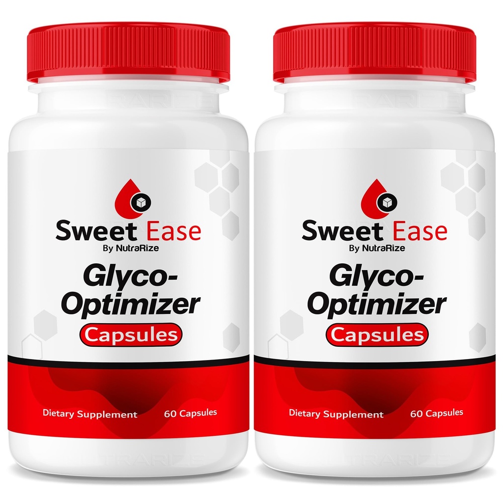 NutraRize (pakke af 2 Sweet Ease Glyco Optimizer Kapsler, Glyco Support, Natural Blood Support Pills, Reliever Glycogen Pressure Review (120 Kapsler)