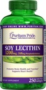 Puritans Pride Soy Lecithin 1200 mg 250 Rapid Release softels