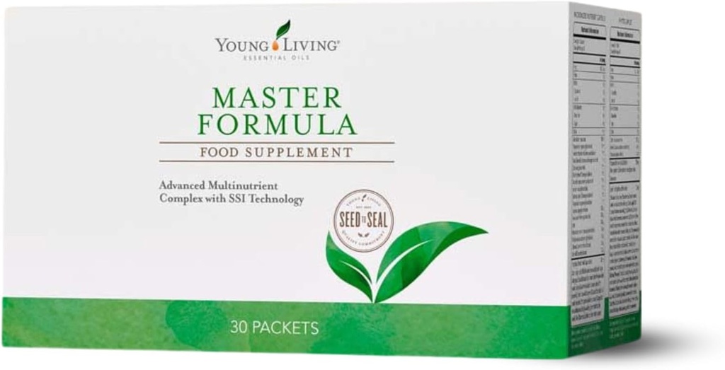 Ung Living Master Formel 124; 30 ct Note 124; Full- Spectrum Complex af vitaminer og mineraler; Daglig ernæringsstøtte med Prebiotika og antioxidanter