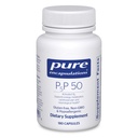 Pure indkapslinger P5P 50 - Aktiv vitamin B6 - Understøtter energi Metabolisme og hjernesundhed * - Gluten Free & Non- GMO - 180 kapsler