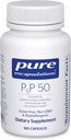 Pure indkapslinger P5P 50 - Aktiv vitamin B6 - Understøtter energi Metabolisme og hjernesundhed * - Gluten Free & Non- GMO - 180 kapsler