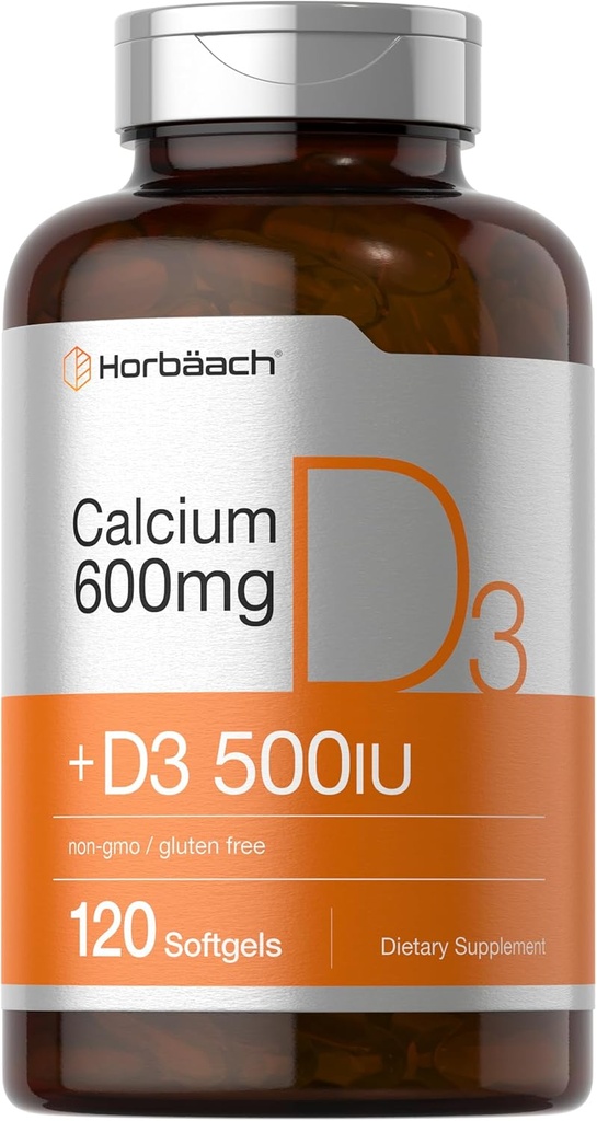 Horbäach Calciumtilskud med D3- vitamin 124; 600 mg