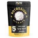 Kalium Nitrat Pellets, 99% Pure, Tree Stump Remover, Gødning til Planter, Græs, Indendørs og Udendørs, Plænepleje, Industrial- Grade, Prished, 5 lbs