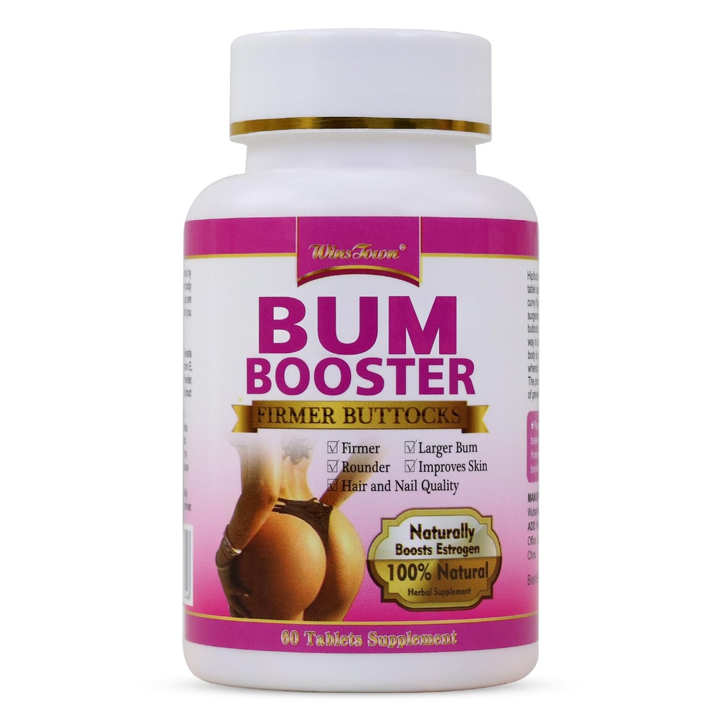 But Booster Pills, Mention Buttoks Urtetilskud, Plump HIPS Enhancement Fyring og forførende, 60 tabletter