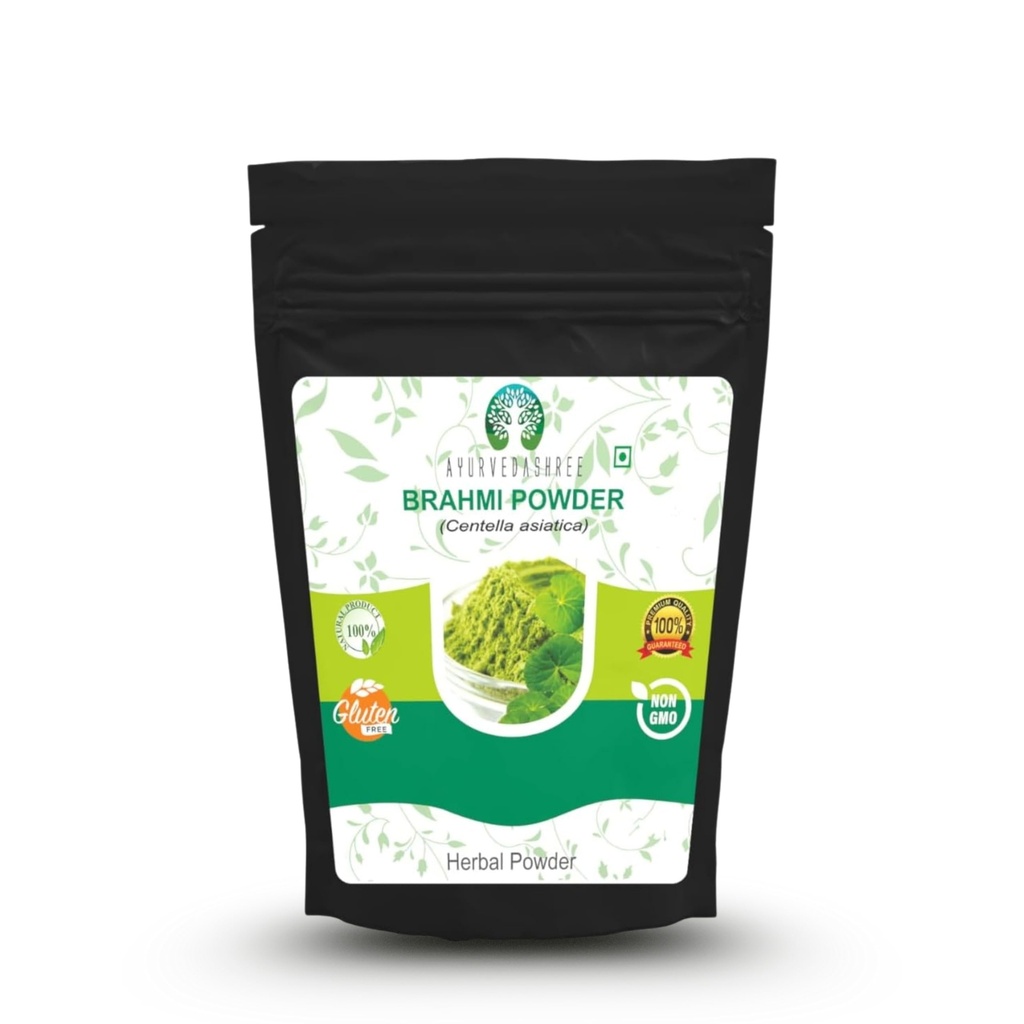 Centella asiatica Powder 50 Gm I Kendt som Gotu Kola, brahmi I Mandupakarni Powder I Non GMO I Gluten Free I Vegan