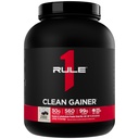 Regel 1 Clean Gainer - High- Protein Lean Gain Formel med 560 kalorier, 30g Full- Spectrum Protein, Over 90g Carbs, Under 6g af fedt (15 Servere, Cookies & Crème)