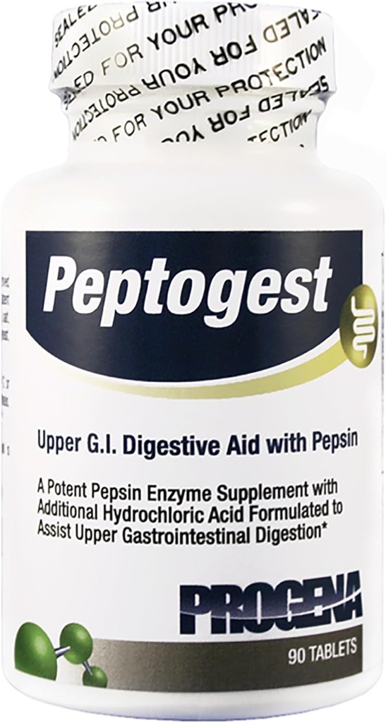PROGENA - Peptovest - Upper G.I. fordøjelsesstøtte (90 kapsler)