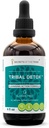 Tribal Detox Herbal Extract, Alkohol- Free Glycerit Tinktur, gurkemeje, Mælketidsel, Burdock, Cleavers, Cranberry, Goldenrod, Green Tea Cleansing Action Formel (4 FL OZ)