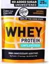 TGS Nutrition 100 Whey Protein Powder Unflavored, Usødet - Rene, Ingen kunstige ingredienser til mænd og kvinder - 5LB Bulk, Soy Gluten Free, Keto, Low Carb - Post Workout Muscle Inddrivelse