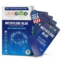 LEVEGOOD methylen blå - Methylen blå til mennesker, hjerne kosttilskud til hukommelse og fokus, Klarhed & kognitiv energi, Nootrop Brain Support, Lavet i USA, 15 Oral Strips med 20 mg hver
