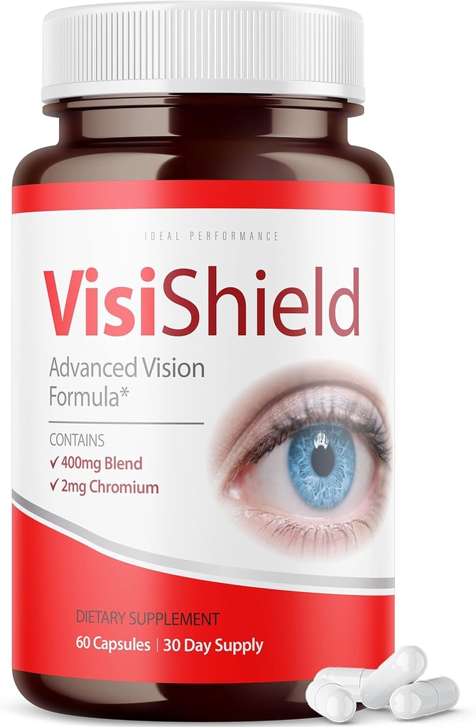 IDEAL YDEEVNE Vision Advanced Vision Formel for Eyes Supplement Pills Vitaminer (60 kapsler)
