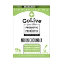 Golive Probiotika til voksne og børn, Melon og Cuckumber, 10ct- Probiotika til voksne og børn, Prebiotic Fiber til Gut og fordøjelsessygdomme, Anbefalet af læger og diætianere