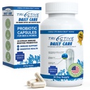 Triactive Biotics Daily Care - Probiotika til kvinder og mænd, Prebiotic Blend med 6 milliarder CFU - Probiotika til fordøjelsessygdomme - Support Gut Health, immunforsvar - 30 kapsler