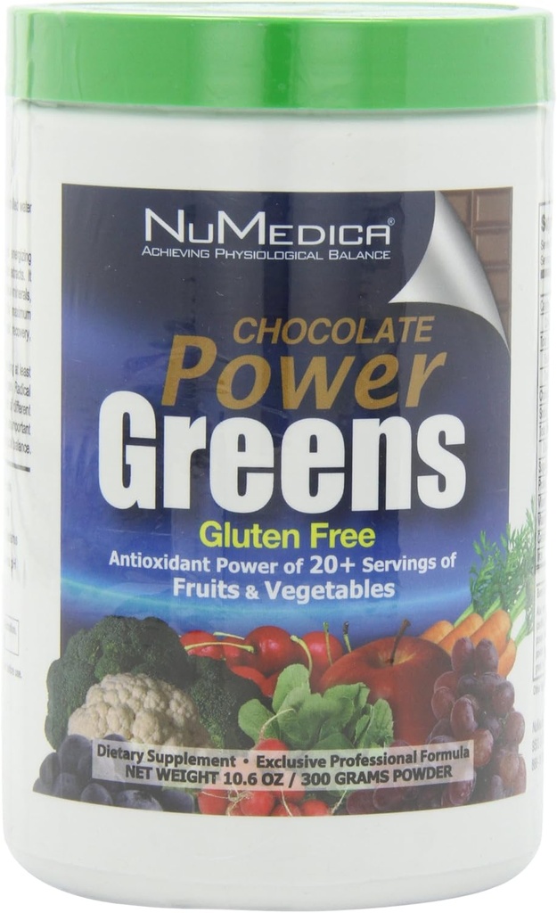 NuMedica - Power Green Chocolate - 300 bedstemor / 30 Servering